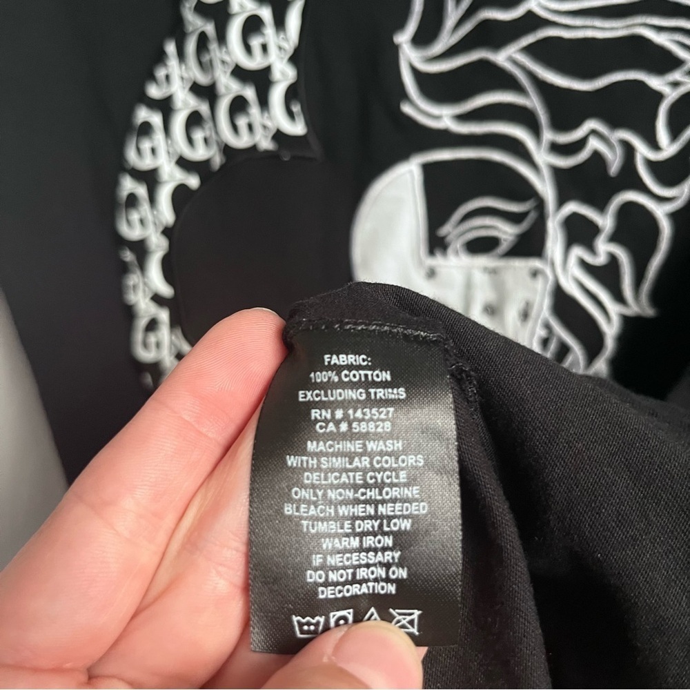 Crooks and Castles Medusa t shirt tee Small Men black white logo short sleeve - Picture 4 of 5